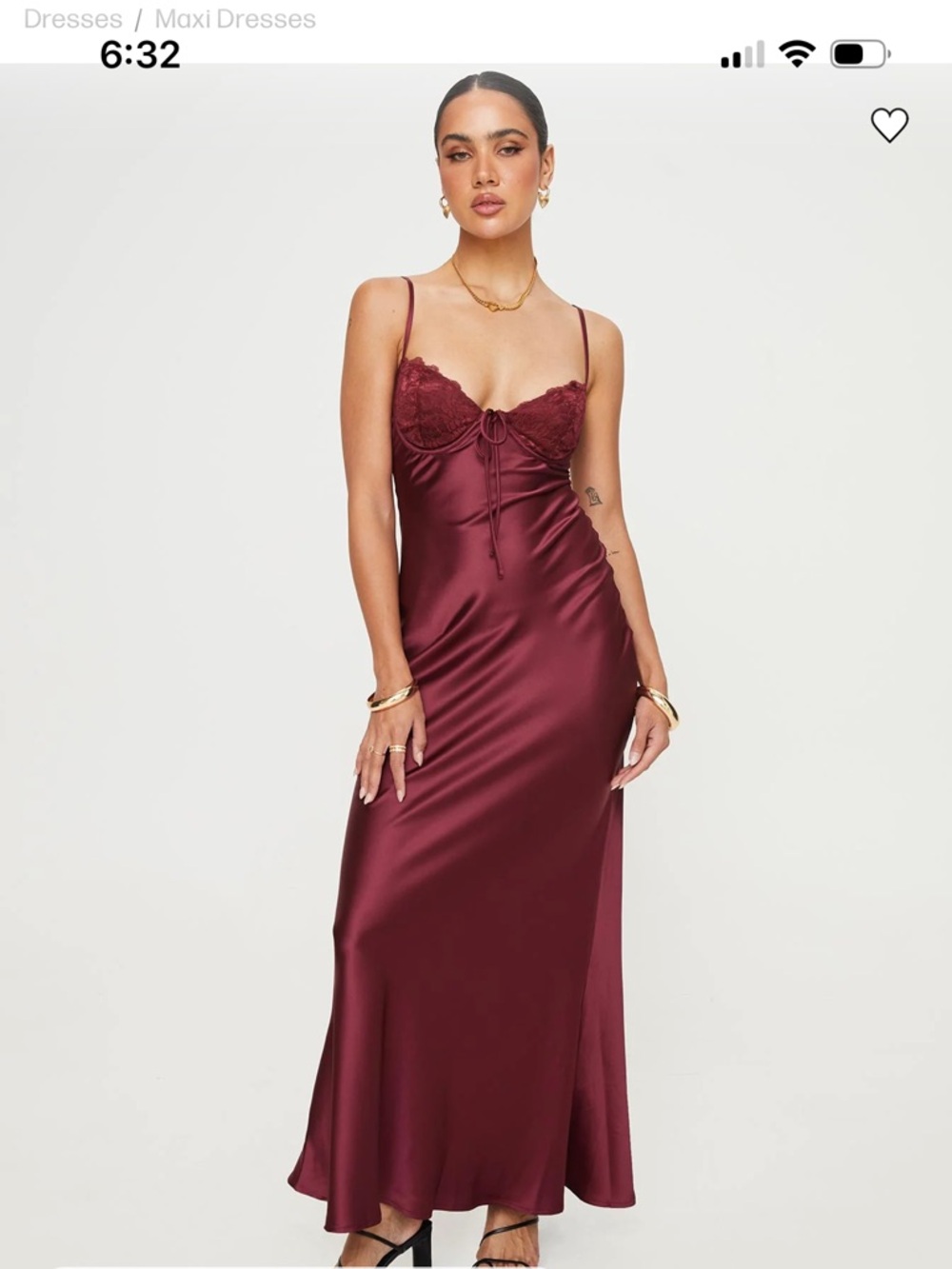 Princess Polly fayden bias dress